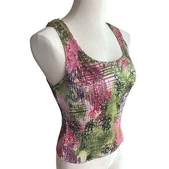 Y2K Patterned Sequin Stretchy Tank size Medium *Runs small - Picture 4 of 8